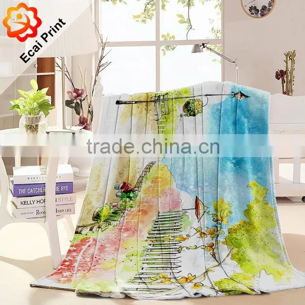Good Fashion Printing Custom Soft Blanket photo-3
