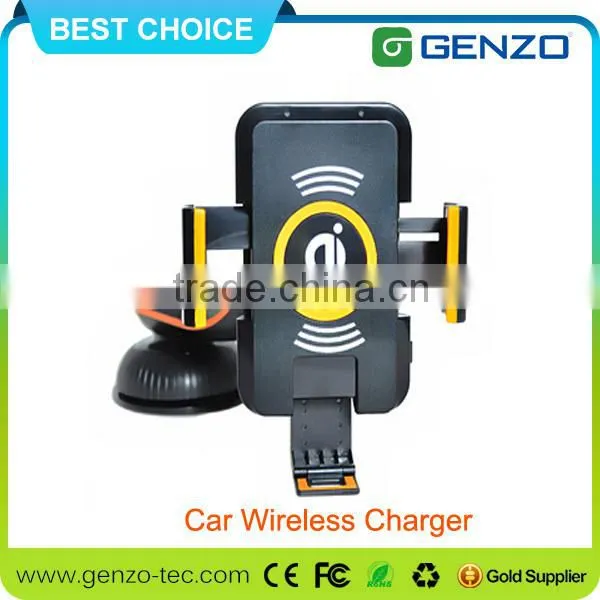 360 Degree Rotation Wireless Car Charger for Samsung/iphone Designed in 2015 photo-4