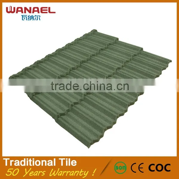 Wanael China Famous Manufacturer ISO9001 Certificated Production Steel Metal Aluminum Roof Tile photo-2