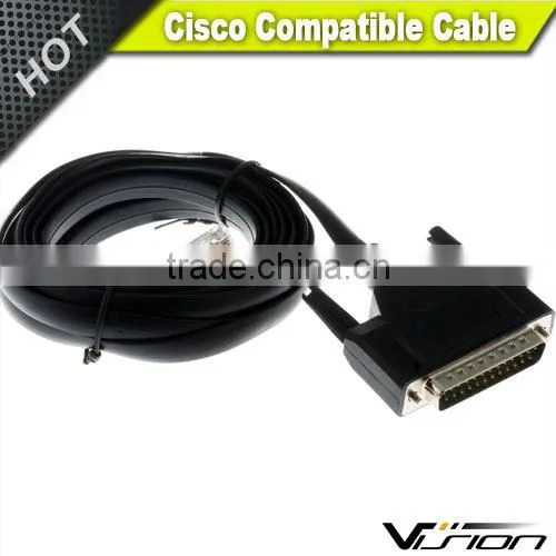 Cisco DB25 to RJ45 CAB-CONAUX Modem/Console Cable, 72-3663-01 photo-4