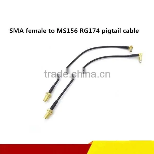 Factory Price Mobile Phone Test Cable SMA female to MS156 RG174 cable assembly