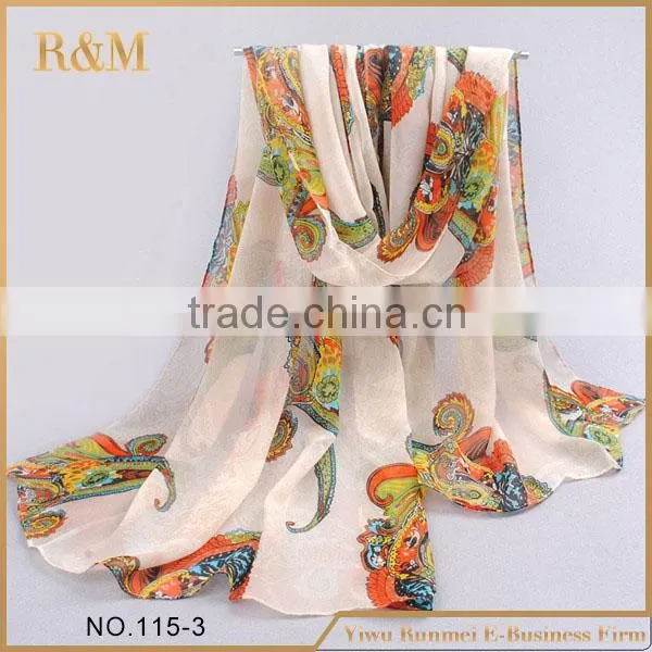 Factory Main Products! Originality Silk Gauze Scarf From Manufacturer photo-4