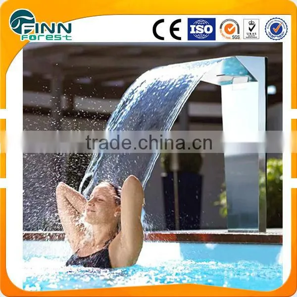 Swimming Pool Waterfall Stainless Pool Shower Equipment