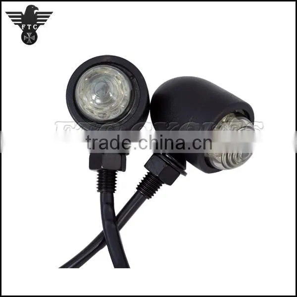 Smoke Lens Aluminum LED Winker Light Custom Motorcycle Turn Signals photo-2