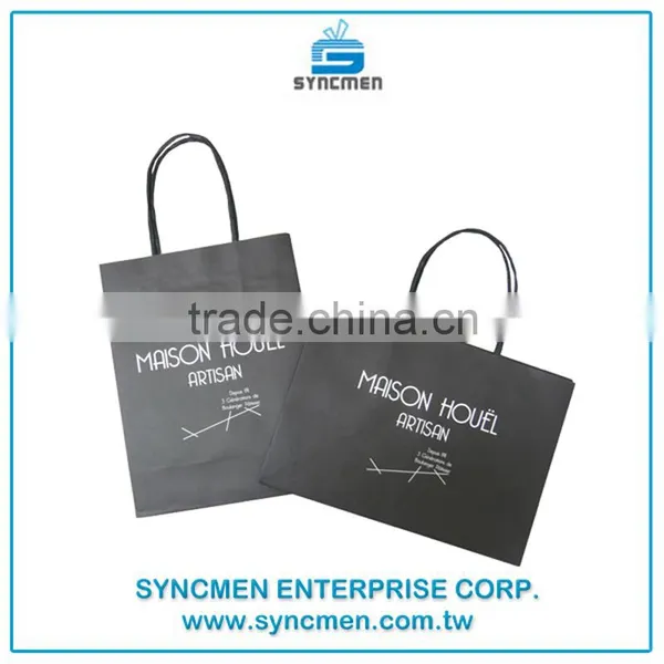 2016 For Clothing Packaging Pink Custom Logo Shopping Bags photo-6