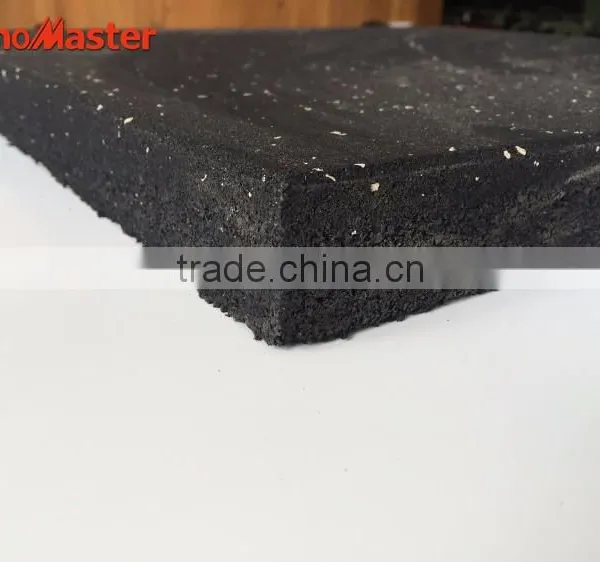 Rubber Gym Flooring /Rubber Gym Tiles/ Recycled Rubber Flooring Bricks for Gym photo-4