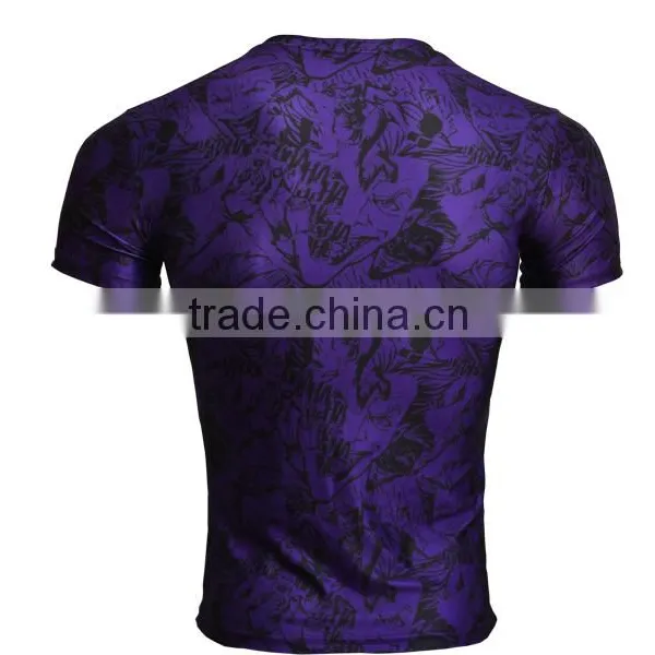 Marvel Men's Bat-man Pattern Tights Shirt Compression Fitness 3d Printed T Shirt Superhero Quick Dry Male Tops Brand Clothing photo-4