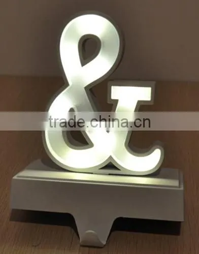 Wrought Iron Letters Outdoor LED Sign Lighting, Led Letter Sign