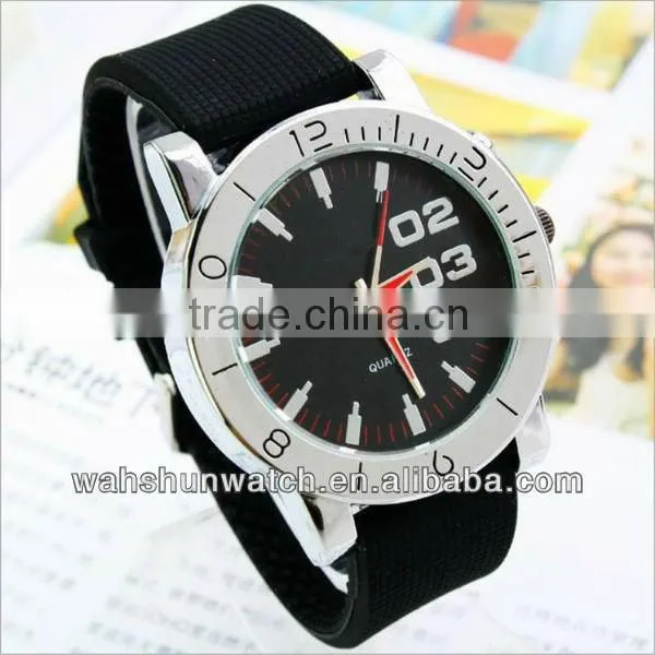 Mens Wrist Sport Silicone Watch of Good Quality