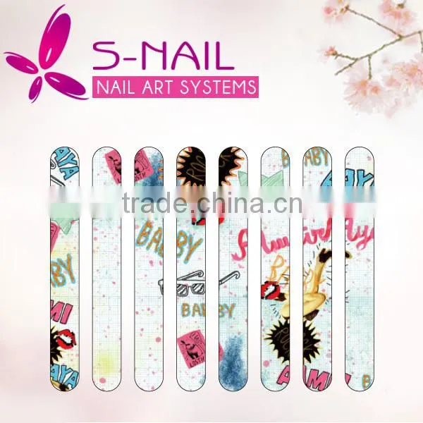 Wholesale Eva Nail File Colorful Custom Printed Disposable Nail File