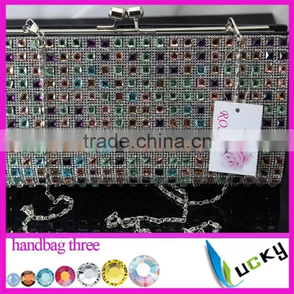 Top Quality Crystal Bags 100% Handmade Pearl Beaded Luxurious Party Bags Various Ladies Evening Handbag photo-3