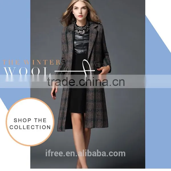 Camel Color Factory Supply Hign Woolen Lady Coat photo-2