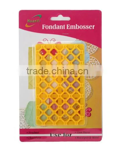 New Fondant Cake Decorating Tools Embosser Cutter Icing Embosser Mould Mold photo-3