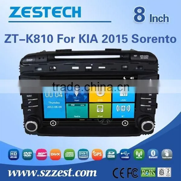 Car Dvd Vcd cd Mp3 Mp4 Player for KIA Sorento With GPS+SWC+BT+3G+DVD+Radio+WIFI+Digital TV