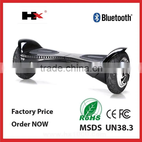 HX Manufacturer Patented 8 Inch 2 Wheel Electric Self Balance Standing Scooter With Bluetooth UL2272 Certificate photo-4
