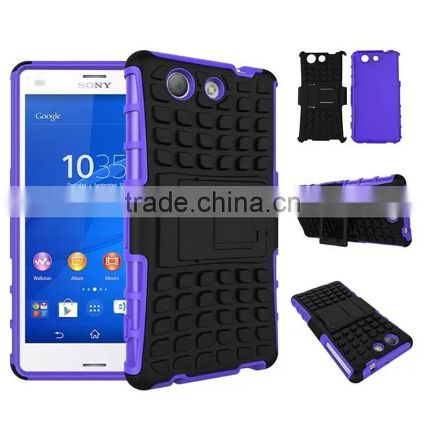 PC TPU Shockproof Heavy Duty Case Cover For Sony Xperia Z4 Compact photo-3