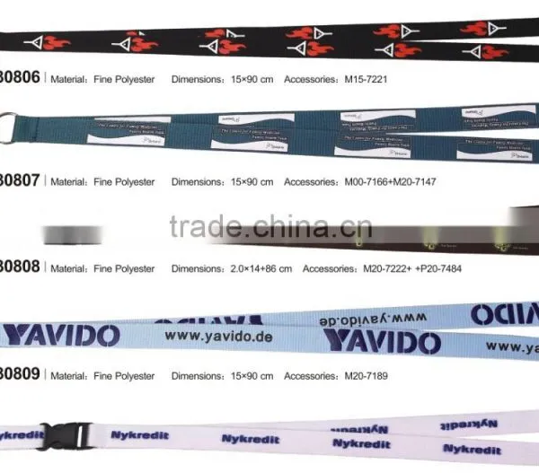 Reflective Printing Lanyard Glow in the Dark Lanyard photo-2