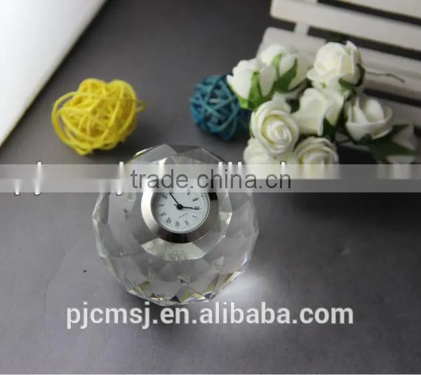Hot Selling Crystal Glass Table Clock for Decration or Gifts Souvenirs photo-5