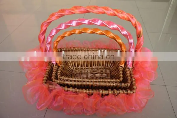 Storage Willow Basket Bambou Basket Shopping Basket