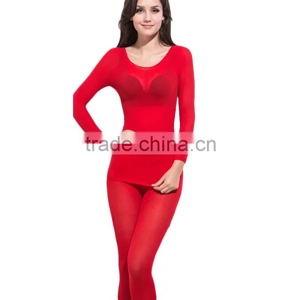 Women Seamless Underwears Sets Ultrathin Winter Thermal Underwear Sexy Slim Comfortable Breathable Top And Pant Long Johns photo-5