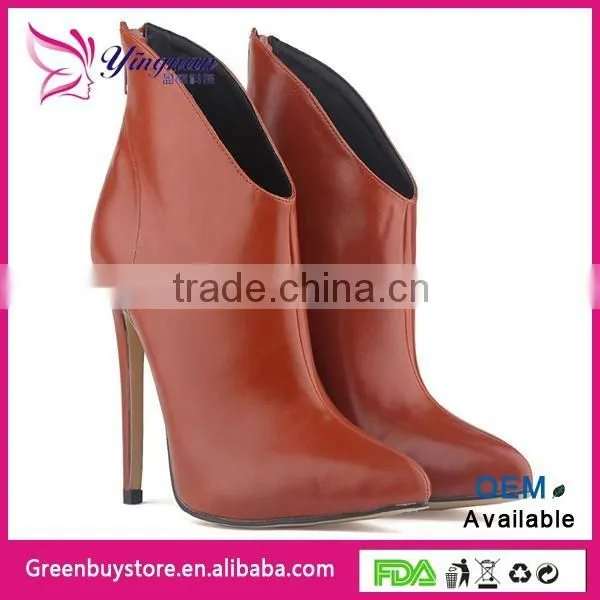 2015 High Quality Europen Style Women High Heel Boots For Autumn Winter Personality Short Boots photo-2