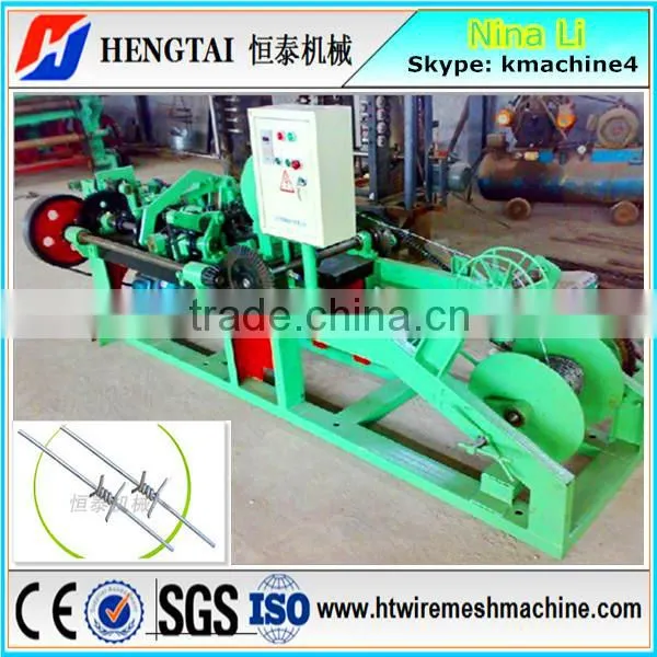 Anping Hengtai Factory CSA Double Wire Twisting Barbed Wire Machine Engineers Overseas Aftersales Services photo-6