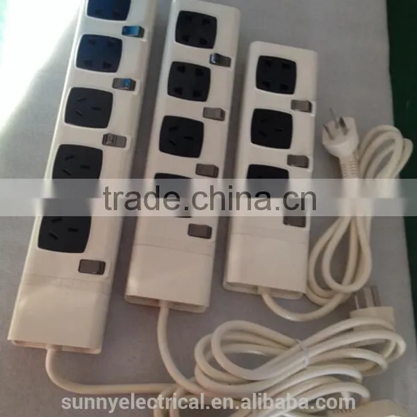 New Design High Quality 3 Core Electric Power Extension Sockets Outlet,UK, Multi,EU photo-3