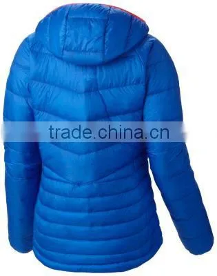 Padding Outdoor Blue Down Jacket for Women photo-3