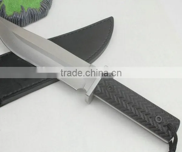 OEM G10 Handle Combat Knife With Sharpener Stone photo-3