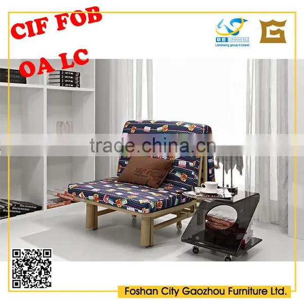 2016new Design Modern Furniture Fabric Sofa Bed