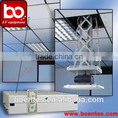 150 cm Ceiling Hidden Projector Motorized Lift With Remote Control for Audio Visual Furniture photo-2
