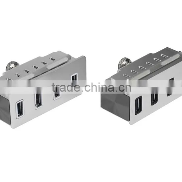 High-performance High-speed 4-Port Usb 3.0 Hub With LED Indicators and Easy to be Fixed on the PC or Table photo-3