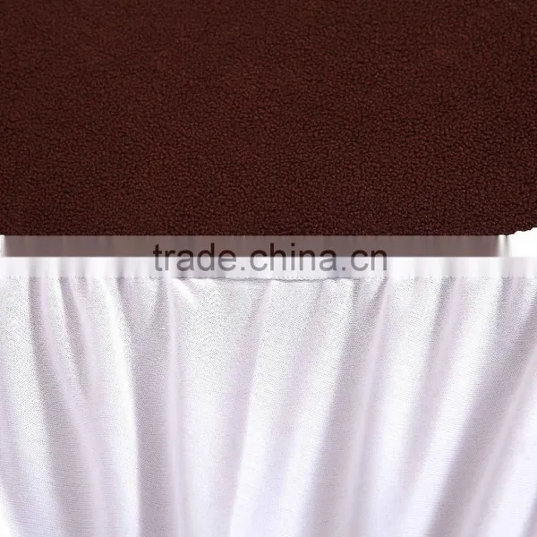 TPU Laminated Waterproof Brown Queen Polar Fleece Fitted Sheets photo-4