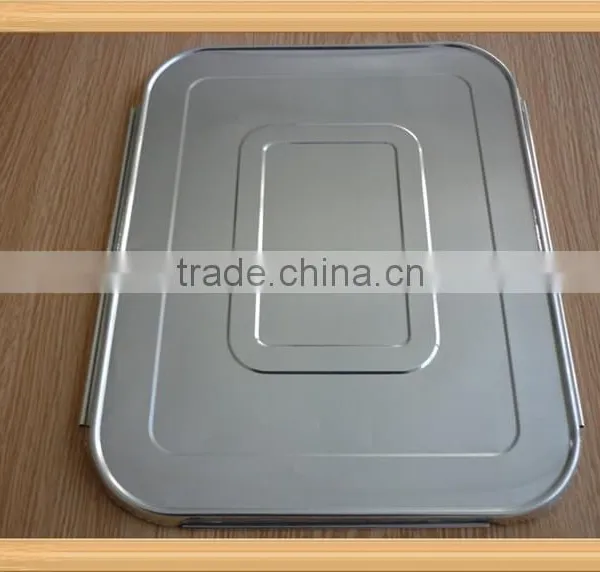 Rectangular Disposable Catering Aluminum Foil Container Lid photo-3