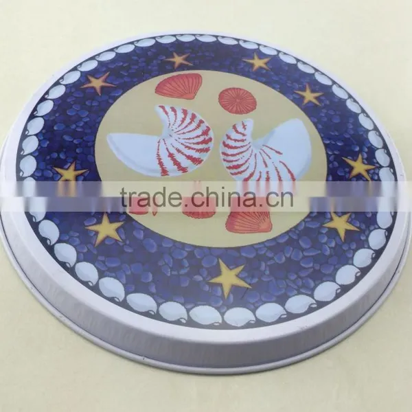 2015 Dongguan Top Grade Round Metal Tin Serving Tray for Household photo-3