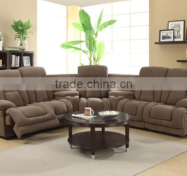 Corner Sofa Style and No Inflatable Living Room Wooden Sofa Sets photo-3