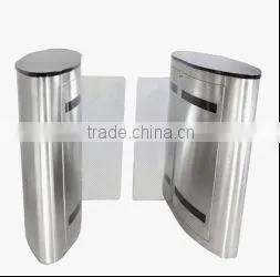 Fingerprint optional high level sliding gate operator turnstile gate