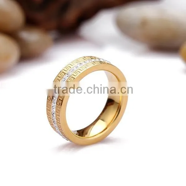Gold Wedding Stainless Steel Ring Designs for Men photo-2