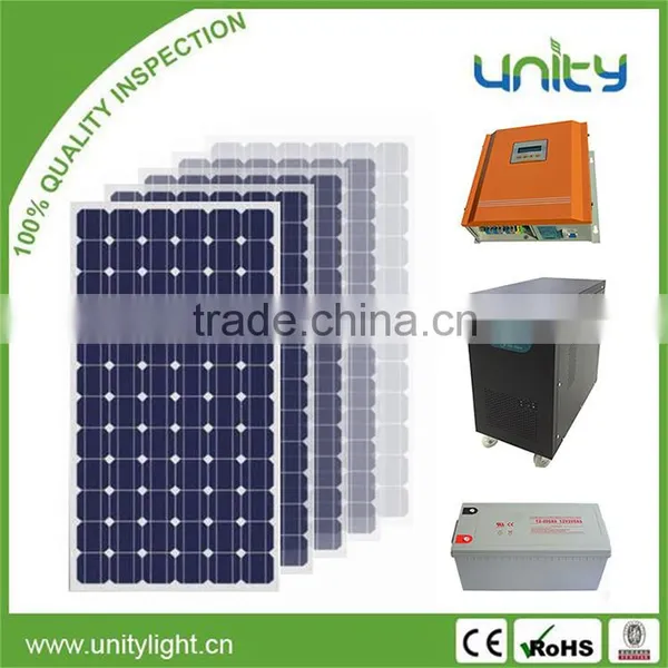Personalized Design Solar Power Plant for Your Home 600W Solar Electricity System photo-2