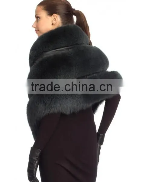 2015 Wholesale Ladies Fox Fur Cape photo-2