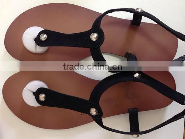 Uniseason Wearproof TRP Sole Outdoor Summer Flat PU Rose Girl Sandals