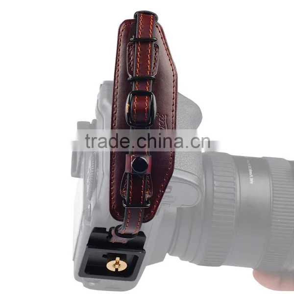 Wholesale Hand Made Leather Camera Wrist Strap photo-4