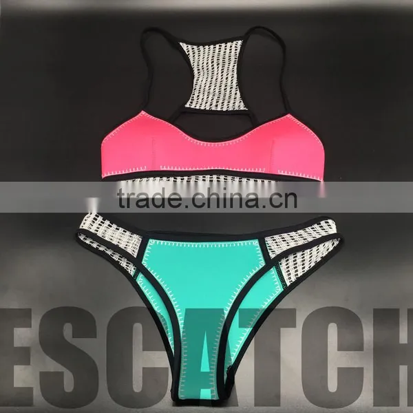 Handmake Crochet Bikini Neoprene Crochet Bikini Hot Sexy Bikini With Good Workmanship