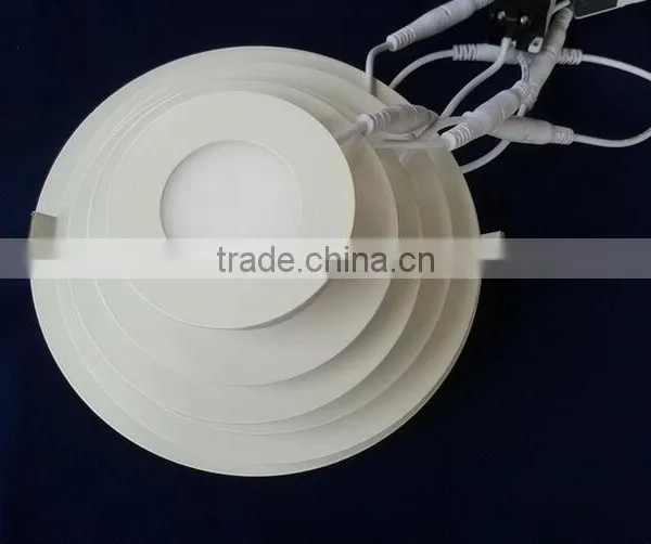 Ultra Slim 3W 6W 9W 12W 15W 18W LED Ceiling Recessed Round Flat LED Panel Lighting photo-2