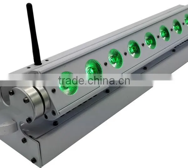 Event Lighting 5in1 RGBWA 9*15w Rechargeable Wireless DMX Battery Powered LED Wall Washer Light photo-3