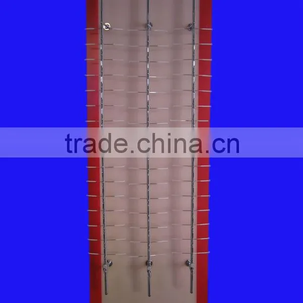 Wall Mounted Sunglasses Display;locking Eyewear Display Rack;eyeglases Display Shelf