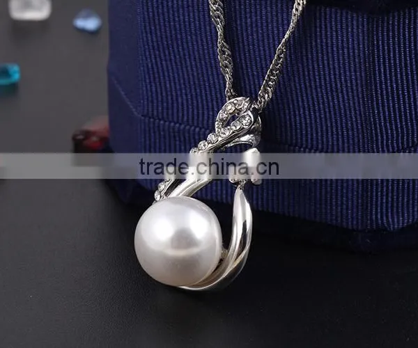 Small Order China Wholesale Necklace With Pearl Earring Gold 3pcs Jewelry Set Korean photo-6