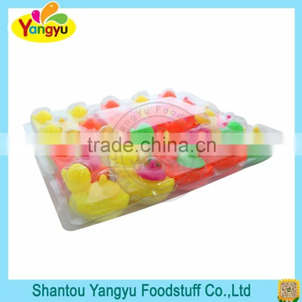 Lovely Duck and Cartoon Animal Boxing Candy Toys With Cup photo-3
