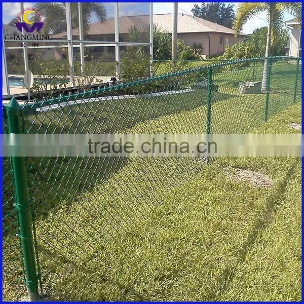 Good Quality PVC Coated Chain Link Road Fence photo-2