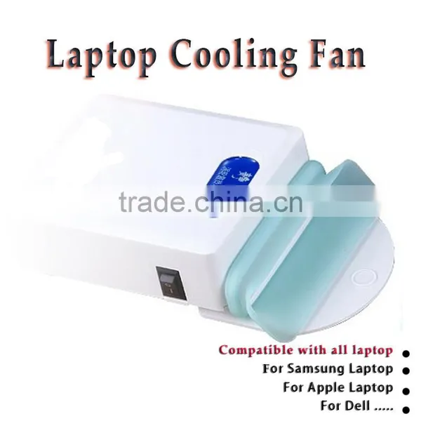 White Mini USB Notebook Laptop Cooling Fan Cooler Fan 5V photo-2